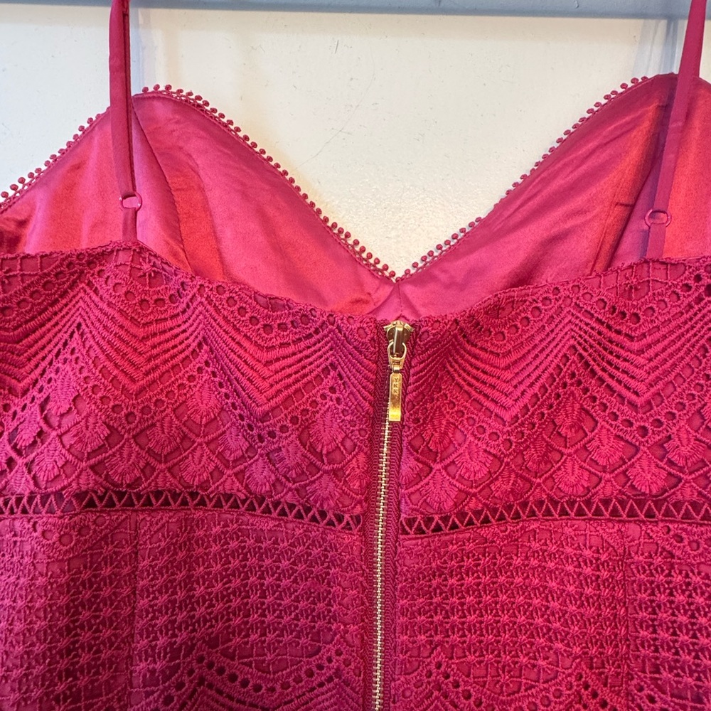Ever New Raspberry Lace Midi Dress - Picture 4 of 4